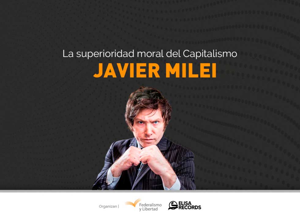 Se realizó la conferencia online de Javier Milei conferencia online de Javier Milei